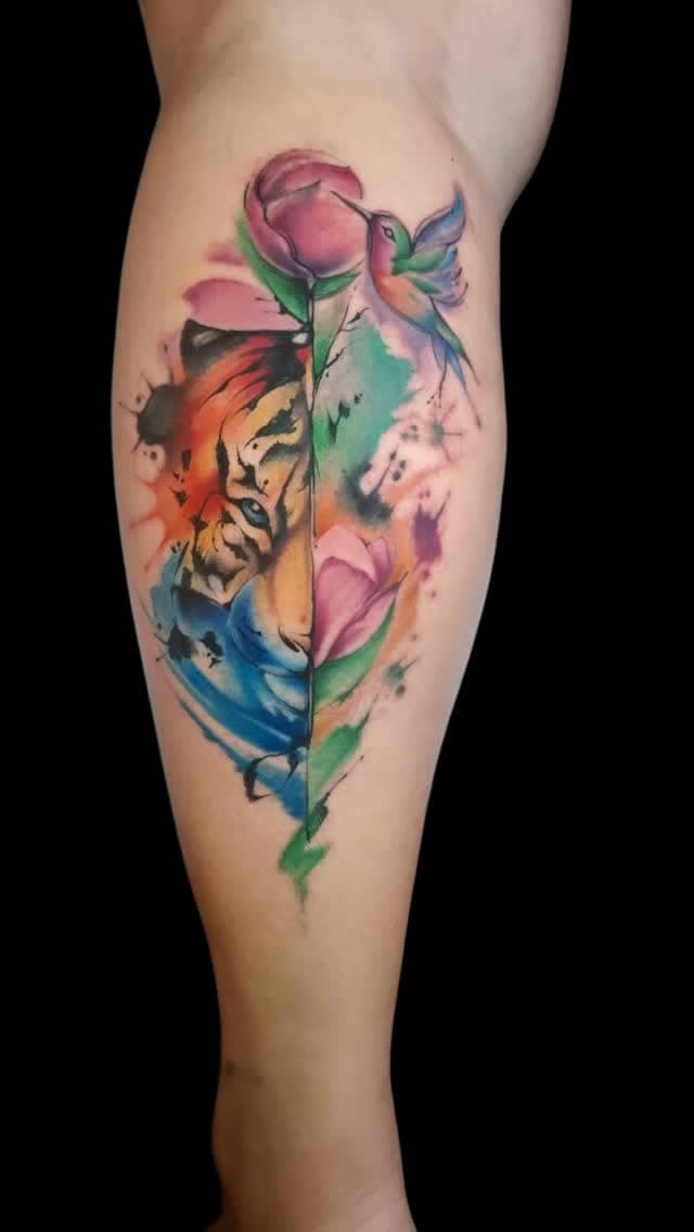 Trabalho 07 — tatuagem realizada no estúdio Kactus Tattoo